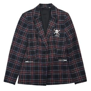 PLAID BLAZER JACKET