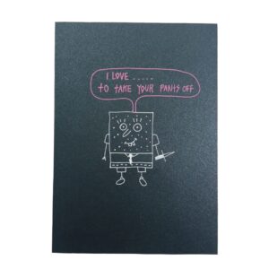 Sponge Bob knife - hand made drawing